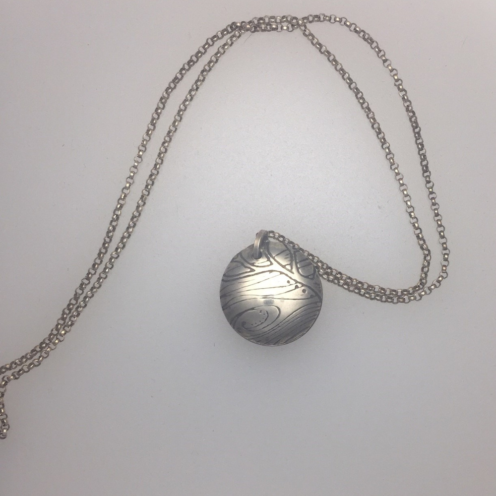 Sterling Silver Open Locket Pendant